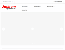 Tablet Screenshot of justram.ca